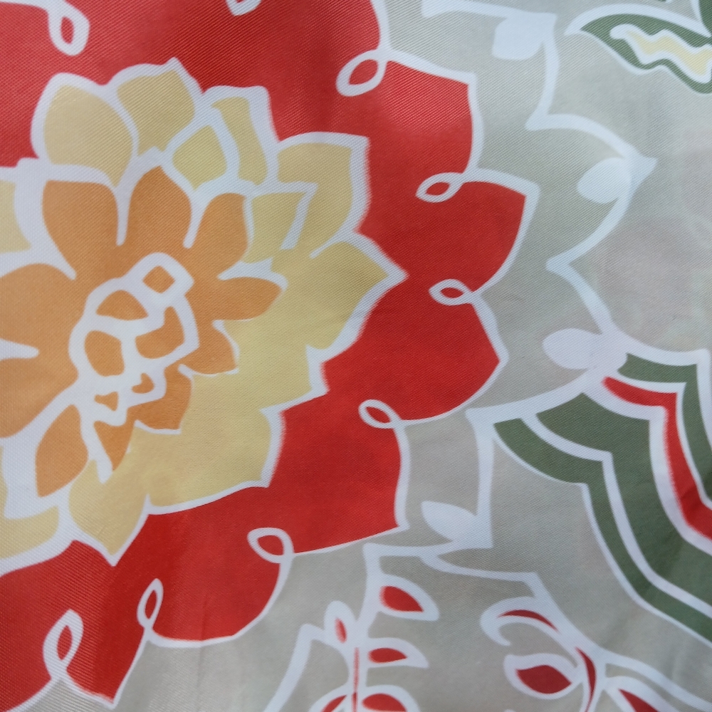 Floral Patterned Shower Curtain
